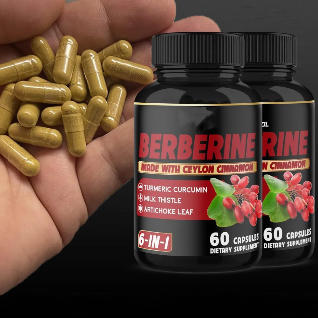 Herbaio Berberine Dietary Supplement Capsules