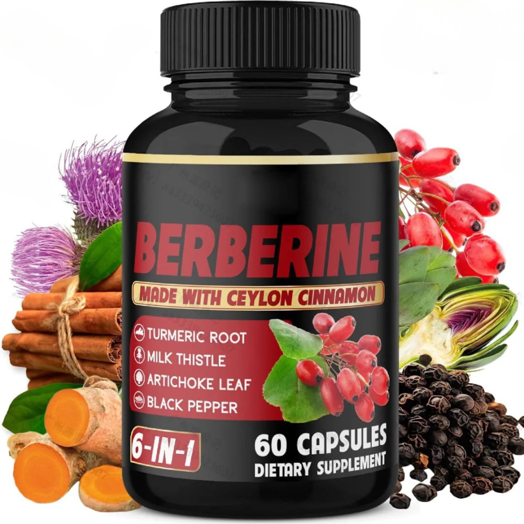 Herbaio Berberine Dietary Supplement Capsules